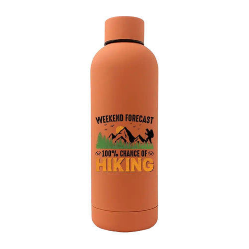 Weekend Forecast 100% Hiking 17oz Stainless Rubberized Water Bottle